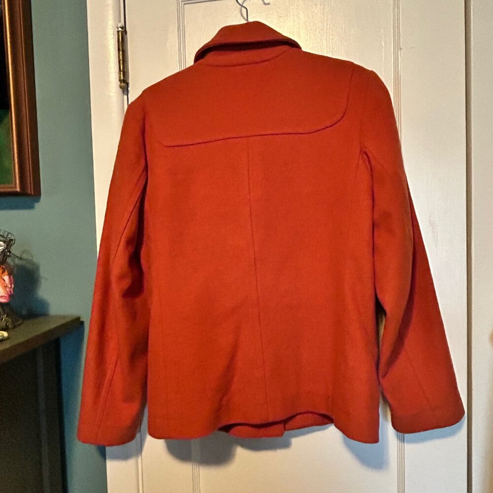 Orange Gap Wool Jacket With Unique Toggle Closure… - image 4